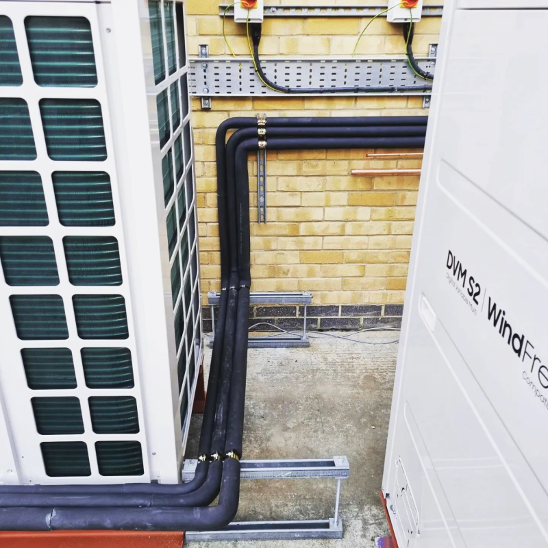 aclc-air-conditioning-Samsung-DVM-2-wind-free-fully-installed-HVAC-install-pipework